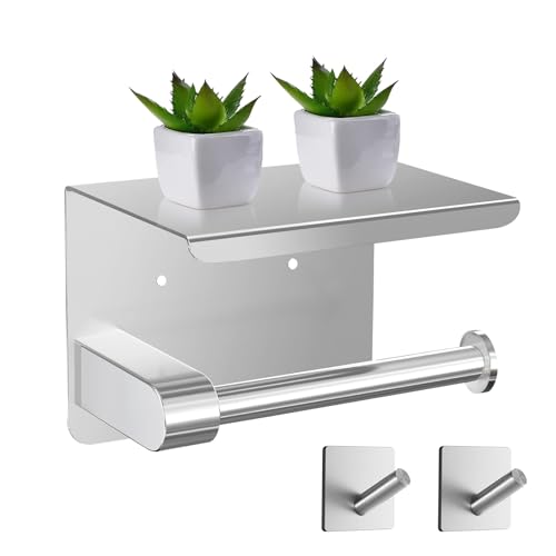 Aivatoba ZJJ-BXG-1 Toilettenpapierhalter Edelstahl mit Ablage