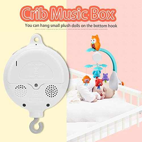 Babybedje Muzikale Doos, Opknoping Musical Bell Batterij-aangedreven Elektrische Muziekdoos voor Baby Baby Crib Bed (12… - Image 6