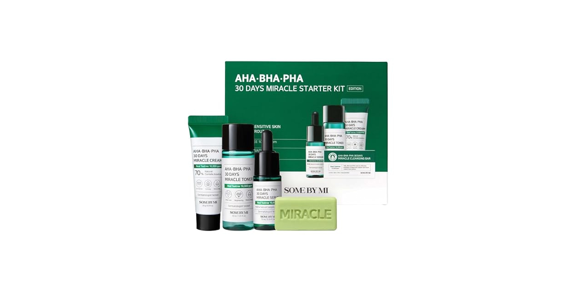 SOME BY MI AHA-BHA-PHA 30 DAYS セット Amazon.com: SOME BY MI AHA BHA PHA 30Days Miracle AC SOS Kit