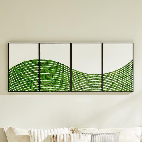 GOWE WaveMoss Metal Wall Art4pcs Set