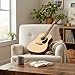 Fender Dreadnought Acoustic Guitar - Natural Bundle with Gig Bag, Strap, Strings, Picks, and Austin Bazaar Instructional Video