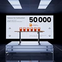 ErGear Elektrisch Höhenverstellbarer Schreibtisch 120 x 60 cm, Schreibtisch Höhenverstellbar mit 4-Gedächtnis-Smart-Pult für Home-Office mit Verbindungsplatte – Ansicht 9