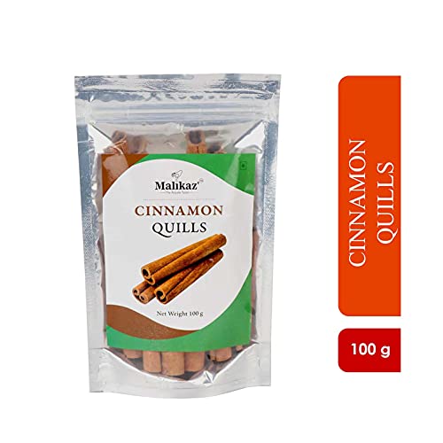 Image of Malikaz' The Royale Taste Cinnamon | Dalchini Sticks Pouch, 100 Gm | Piquant | 100% Natural | No Additives | Sweet Aroma | Warm Taste | Easy to Add A Wondrous Flavor Profile to Your Dish (Pack of 3)