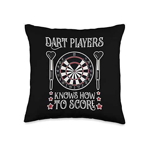 Dart Players Knows How To Score Indoor Game Darts Throw