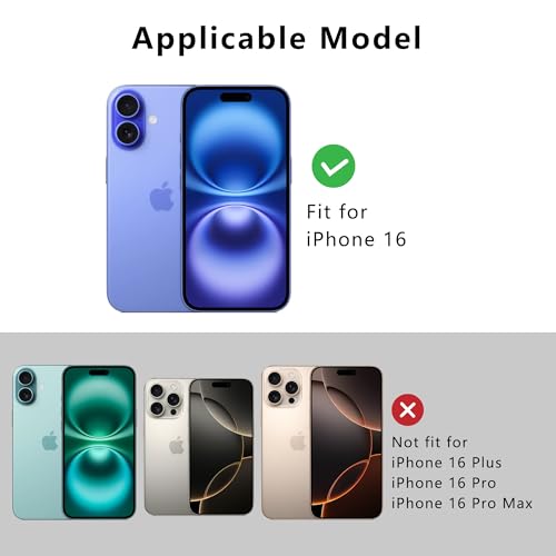 Coque iPhone 16 qualité militaire bleu anti-chute et robuste