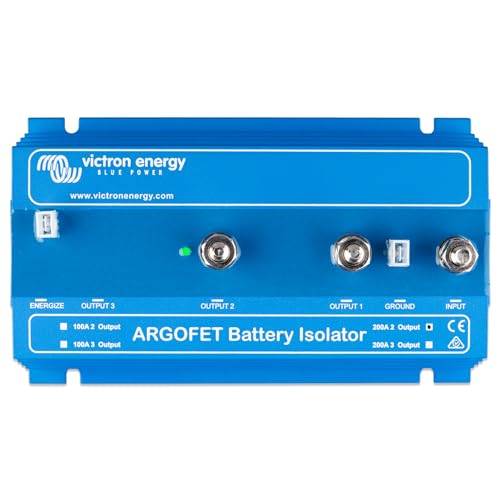 Victron Argofet 200-2AC battery isolator with 0.02-volt voltage drop