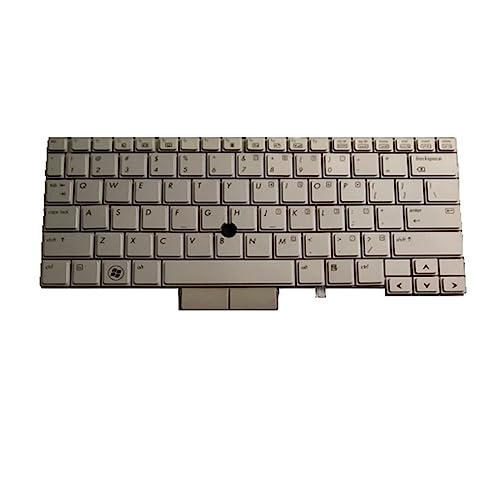 Teclado para HP EliteBook 2740p 2760p soluciona teclas rotas negro inglés US