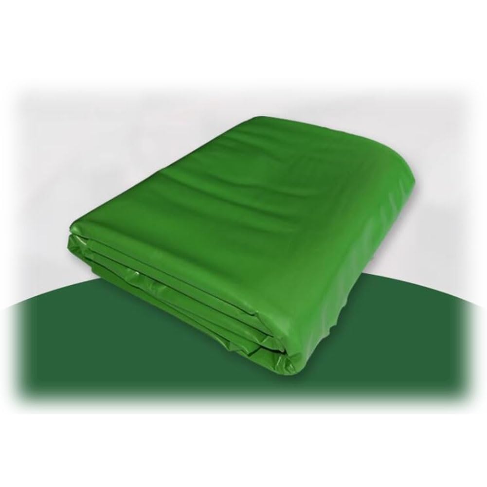 Rivestimento per laghetto verde resistente, 3 x 10 m, robusto, pieghevole, impermeabile, superficie liscia, resistente all'usura, ideale per laghetti da giardino e laghetti per pesci