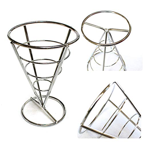 Yardwe 2 Unidades Cesta De Suporte De Batata Frita Cones De Charcutaria Porta Cone Cesta De Cone De