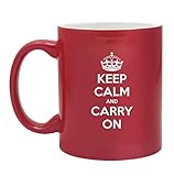 Two Tone Keep Calm And Carry On-Coffee Mug-11 Ounce from The Gag