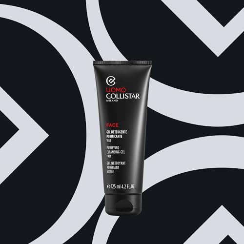 Collistar Gel facial para hombre, gel limpiador con carbón activado, limpiador facial para pieles grasas e impurezas, efecto mate, textura de espuma negra, 125 ml - imagen 2