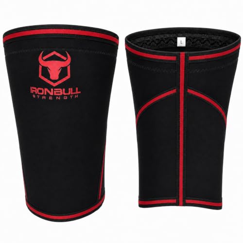 Iron Bull Strength Knee Sleeves 7mm 1 Pair - Compression Brace & Knee Sleeve For Weightlifting Powerlifting & Cross Training - Knee Support for Squats - Men & Women product thumbnail 15