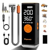Corded/Cordless Tyre Inflator Portable Air Compressor 12V DC, 150PSI 6000mAh...