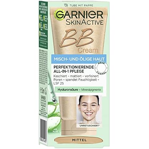 Garnier SkinActive BB Cream - All-in-1 Tagespflege mit Hyaluronsäure und Aloe Vera Cover