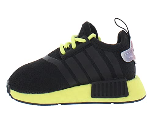 adidas NMD_R1 El Infant/Toddler Shoes Size 5, Color: Black/Yellow3
