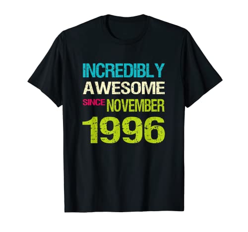 Incredible Awesome Since January 1970 Birthday T-Shirt