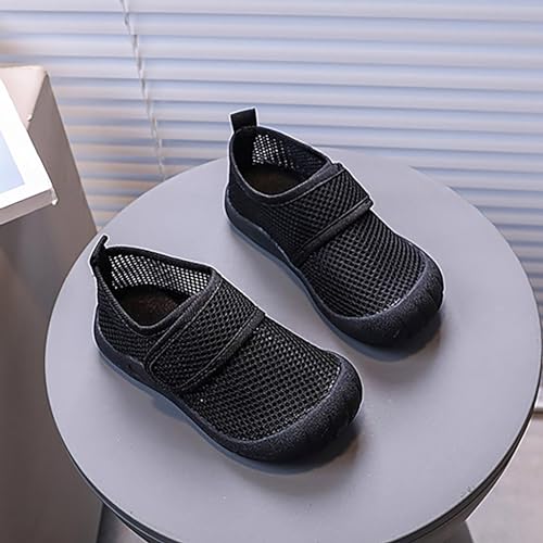 2025 Summer New Hollowed Breathable Mesh Shoes Boys Baotou Anti Kick Sandals Girls Solid Color Beach Shoes3