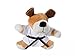 KWON DOG BEN PLÜSCH Schlüsselanhäger Mini-Plüschtiere HUND Glücksbringer Karate Judo Kickboxen Budo Kampfsport Ju Jutsu TKD Taekwonde BJJ Aikido Kick Boxen