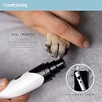 Silver Paw 5-in-1 Dog Grooming Kit - Shedding & Nail Brush, Grinder, Dog Wipes & Hair Roller (Complementary Pouch) - Black
