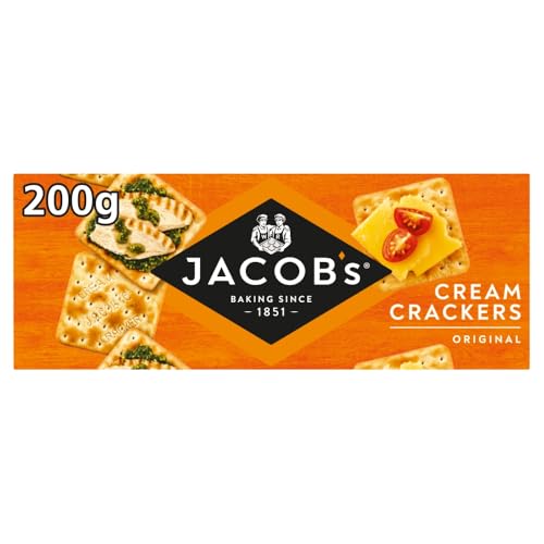 JACOB'S - JACOB'S Original Cream Crackers, 200g (Pack of 1) - -6%