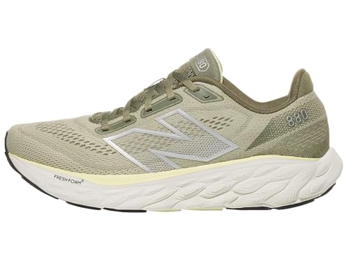 New Balance Fresh Foam X 880 V14 - Tenis de correr para hombre, Olivino/Plateado Metálico/Limelight, 43 EU