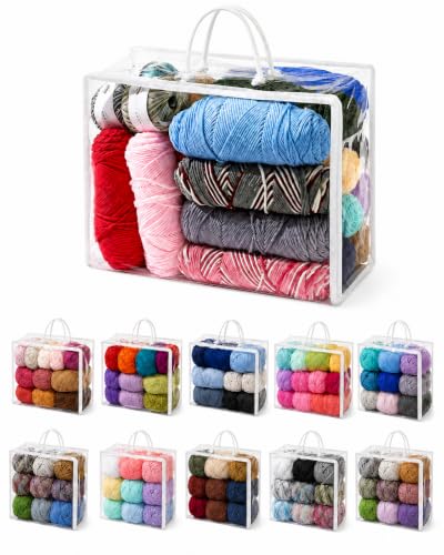 Image of Remittur 10 Packs Large Yarn Storage Bags