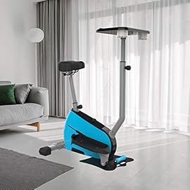 YHM Elliptical Trainers, Cross Trainer with Table Board, Convenient for Working, Multi-Function Display, Bidirectional Roller, Easy to Move
