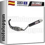 33644HF + 33648HF GIANNELLI SILENCIOSO COMPLETO HOM STREET 2T CARBON TZR 50 2006 06 2007 07 33644HF + 33648HF