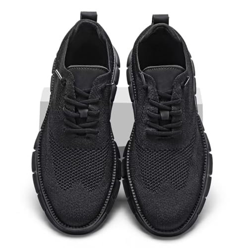 Image of Kundork Men's Casual Dress Shoes Comfort Walking Shoes Mesh Knit Lightweight Breathable Sneakers