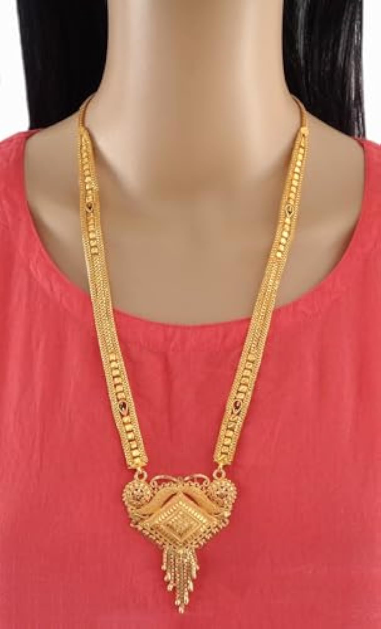 Stylish Brass Gold Plated Mangalsutra for Women