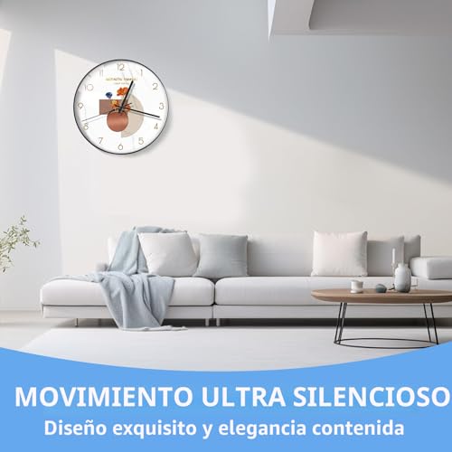 Miniatura 7 de Euacesry Movimiento Del Reloj Silencioso, Reloj Silencioso Del Movimiento Largo Árbol, Movimiento Reloj De Pared De Cuarzo, Para Artesanía Y Autocreación, Negro