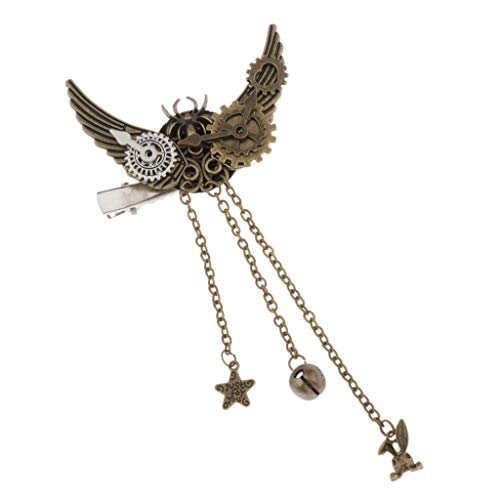 Forcella con Ingranaggi Nappe Stile Punk Gotico