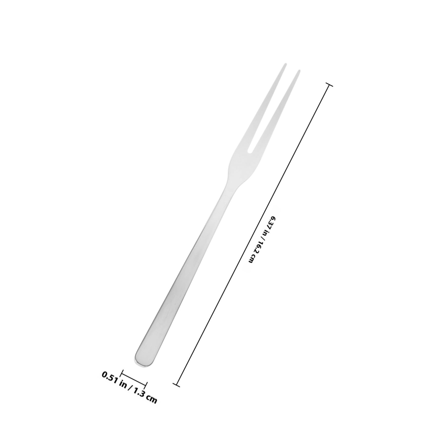 Hohopeti 8 pezzi Forchettine Piccole in Acciaio Inossidabile per Dessert Frutta e Antipasti Design Ergonomico Riutilizzabili e Resistenti per Insalate e Party