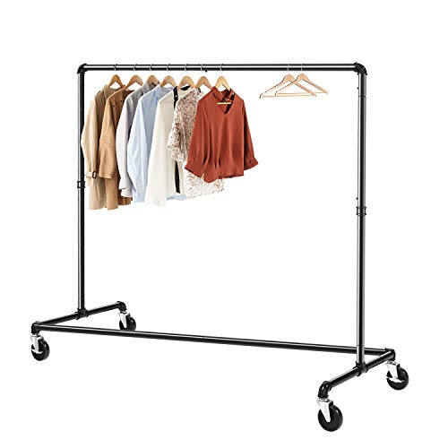 Greenstell Clothes Rack, Industrial Pipe Clothing Garment Rack