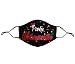 Produktbild Santa Magix Alltagsmaske Stoffmaske Motiv Mund- Nasenschutz einstellbare Ohrbügel Waschbar Herren Damen Weihnachten Winter Design (AM-213 Frohe Weihnachten)