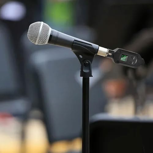 Sistema Convertidor Inalámbrico para Micrófono, Transmisor y Receptor 2.4G con Conexión XLR para Micrófonos Dinámicos y de Condensador, Muestreo de 45 kHz, Modos 0 V / 8 V / 15 V, Recargable (1 transmisor + 1 receptor) miniatura 3