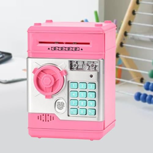 Tirelire électronique rose pour enfants de 3 à 8 ans avec code - 7