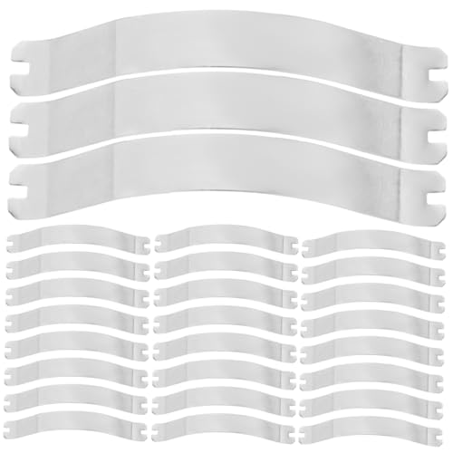 Image of 50pcs Picture Frame Backing Spring Clips Clips for Framing Invisible Fixation for Artwork Photo Display Hardware Convenient Tool for Hanging Pictures and Crafts