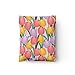 10x13 (100) Trendy Tulip Flowers Floral Summer Designer Poly Mailers Waterproof Self Sealing Tear Resistant Polymailers Shipping Envelopes Premium Printed Bags For Small Businesses