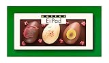 Zotter Ei-Pad mit 3 Schoko-Eiern, handgemacht (85 g) - Bio
