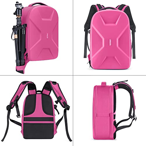 Image of MOSISO Camera Backpack, Photography Camera Bag 15-16 inch Waterproof Hardshell Case with Tripod Holder&Laptop Compartment