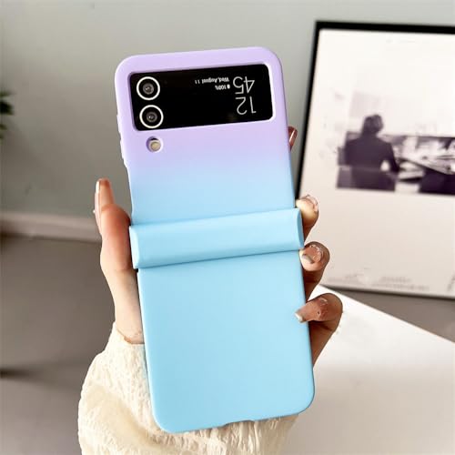 Silicone souple shockproof bumper violet bleu pour Samsung Z Flip