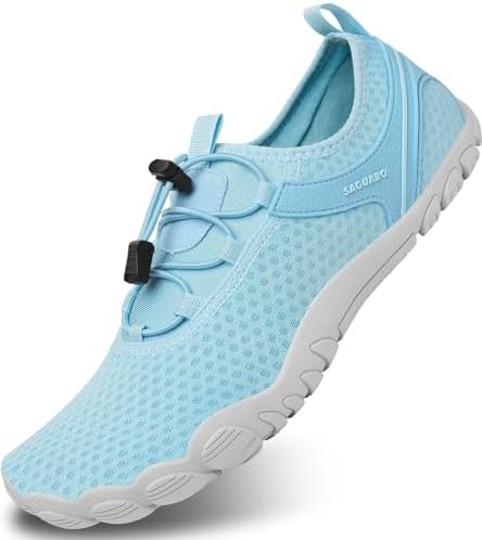 SAGUARO Herren Badeschuhe Damen rutschfeste Sohle Schnell Trocknend Schwimmschuhe