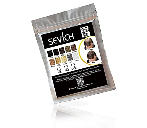 Sevich Hair Building Fibers Hair Touch Up Concealer Refill, 25g (Black)-image-36
