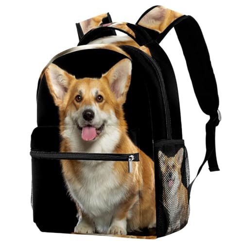 Sac à dos école motif Corgi, le cadeau idéal pour adolescent