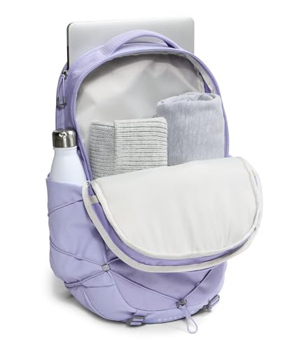 Image of The North Face Women's Borealis Commuter Laptop Backpack - Everyday Travel Bag, Laptop Sleeve, Reflective Details, Pale Plum Light Heather /Pale Plum, One Size