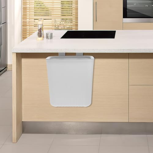 Caneca de Basura Plástica Blanca para Puerta miniatura 5
