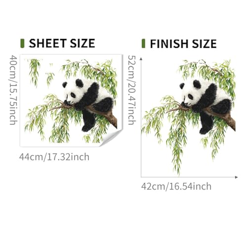 Vinilos Decorativos Panda Adorable de Vinilo para Pared miniatura 2