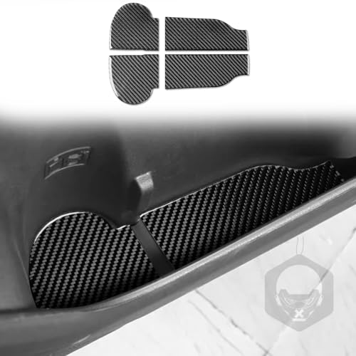 Adhesivo de Fibra de Carbono Real para Portavasos de Puerta miniatura 2