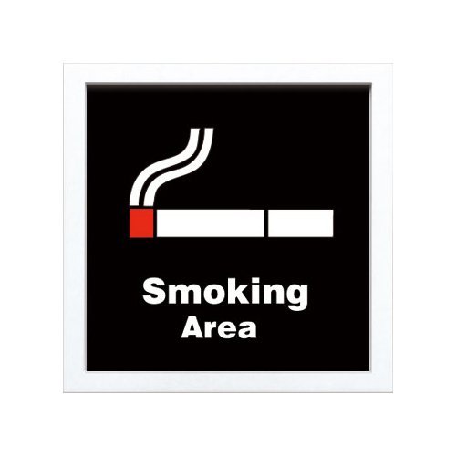 JIG ヴィンテージ サイン フレーム Smoking Area ZSF-52050